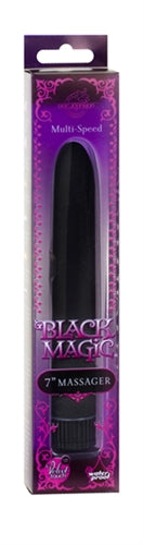 Doc Johnson Black Magic 7 Inch Bvibe — black massager at Stuffgoodies