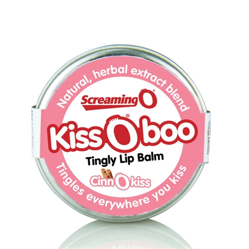 Screaming O Kissoboo Tingly Lip Balm - Each - Cinnokiss — intimate product at Stuffgoodies