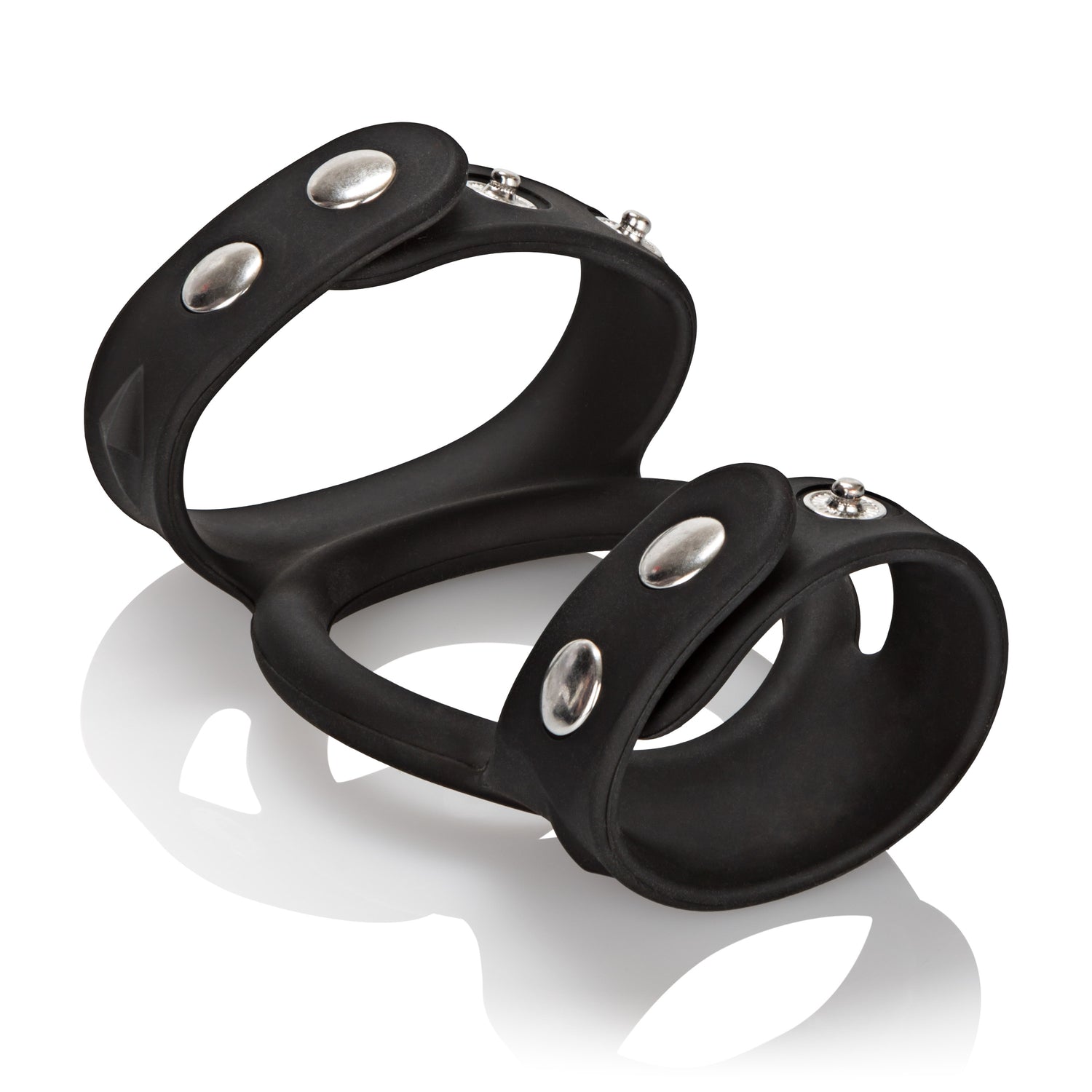 CalExotics Silicone Tri-Snap C & B Cage — cock ring at Stuffgoodies