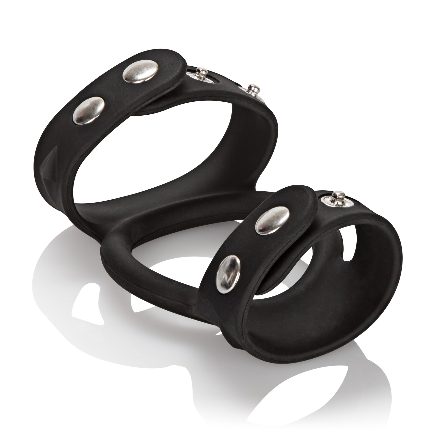 CalExotics Silicone Tri-Snap C & B Cage — cock ring at Stuffgoodies