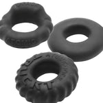 "Bonemark 3-Pack Boner Cockring Kit - Black OX-3061-NGT"