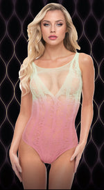 "Rosy Sunset Bodysuit - Os X-LC132"