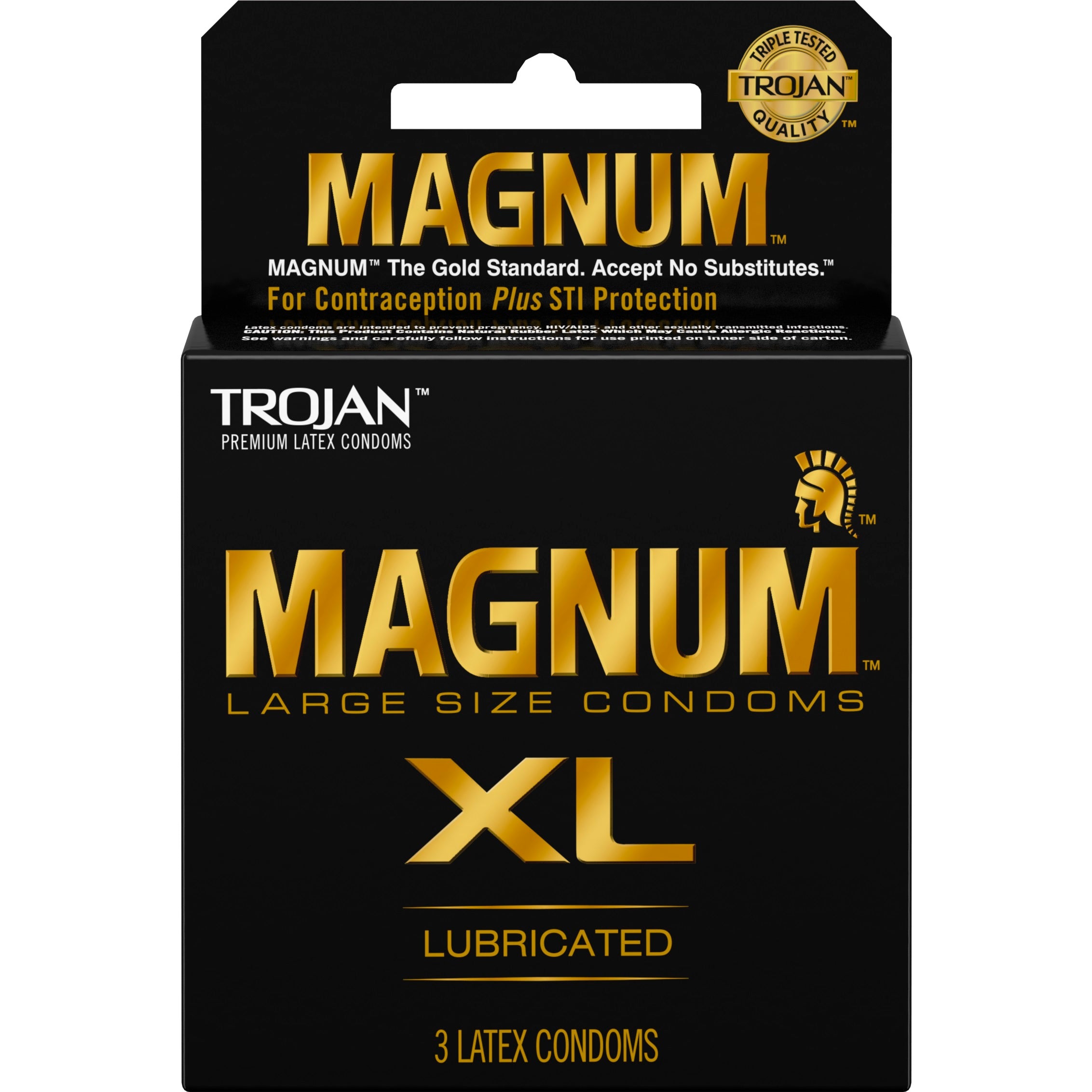 Paradise Marketing — Trojan Magnum XL - 3 Pack (TJ02015)