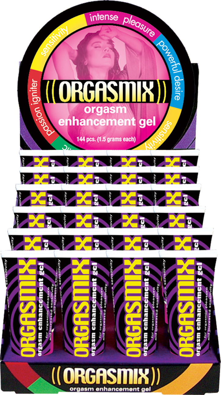 Hott Products Orgasmix - 24 Piece Display - 1 Oz. Tubes — intimate product at Stuffgoodies