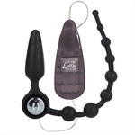 CalExotics Booty Call Booty Double Dare - Black — black anal toy at Stuffgoodies