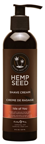 Earthly Body Hemp Seed Shave Cream - Isle of You 8oz — intimate product at Stuffgoodies