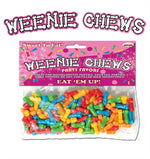 "Weenie Chews Multi Flavor Assorted Penis Shaped Candy - 125 Piece Bag HTP2120"