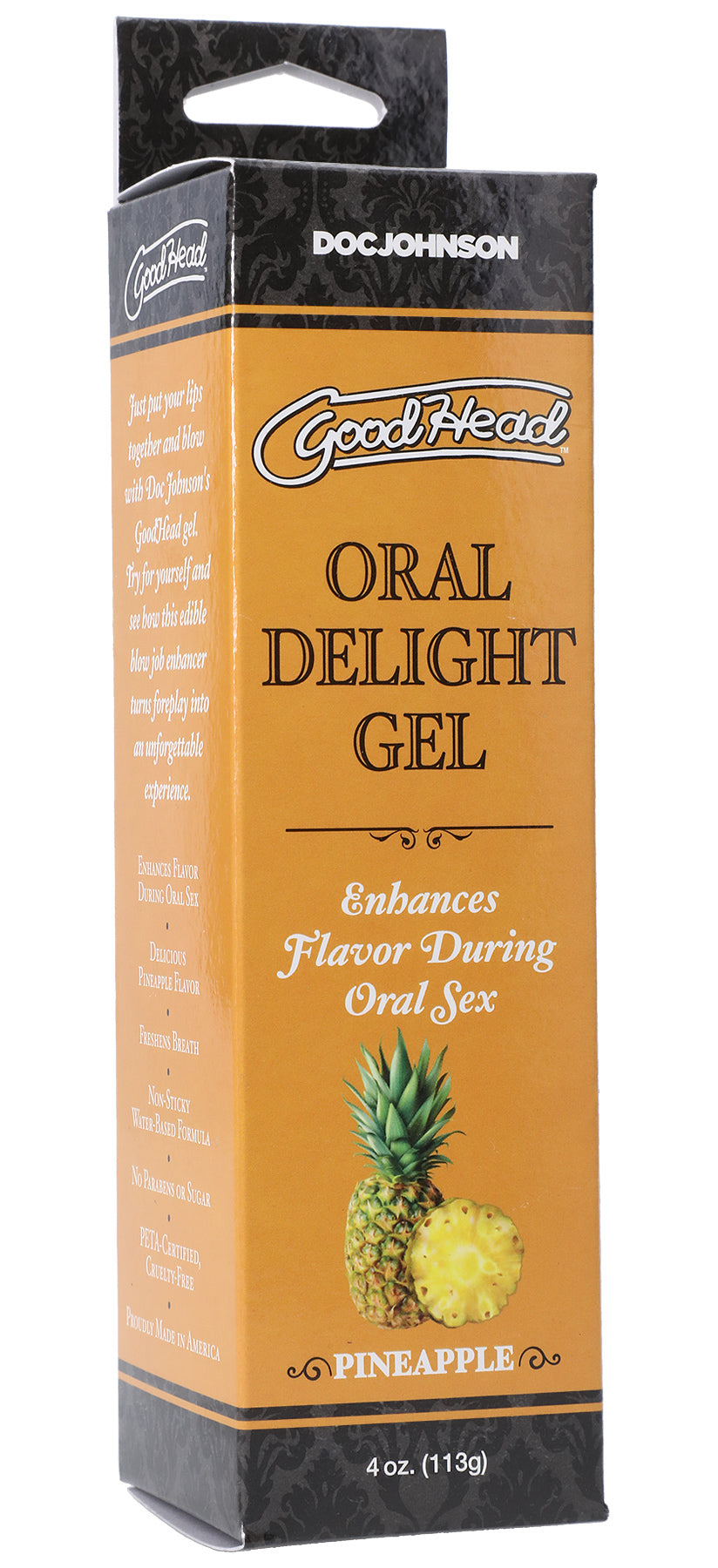 "Goodhead - Oral Delight Gel - Pineapple - 4 Oz. DJ1361-10-BX"