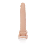 CalExotics The Accommodator Dual Penetrator - Ivory — ivory cock ring at Stuffgoodies