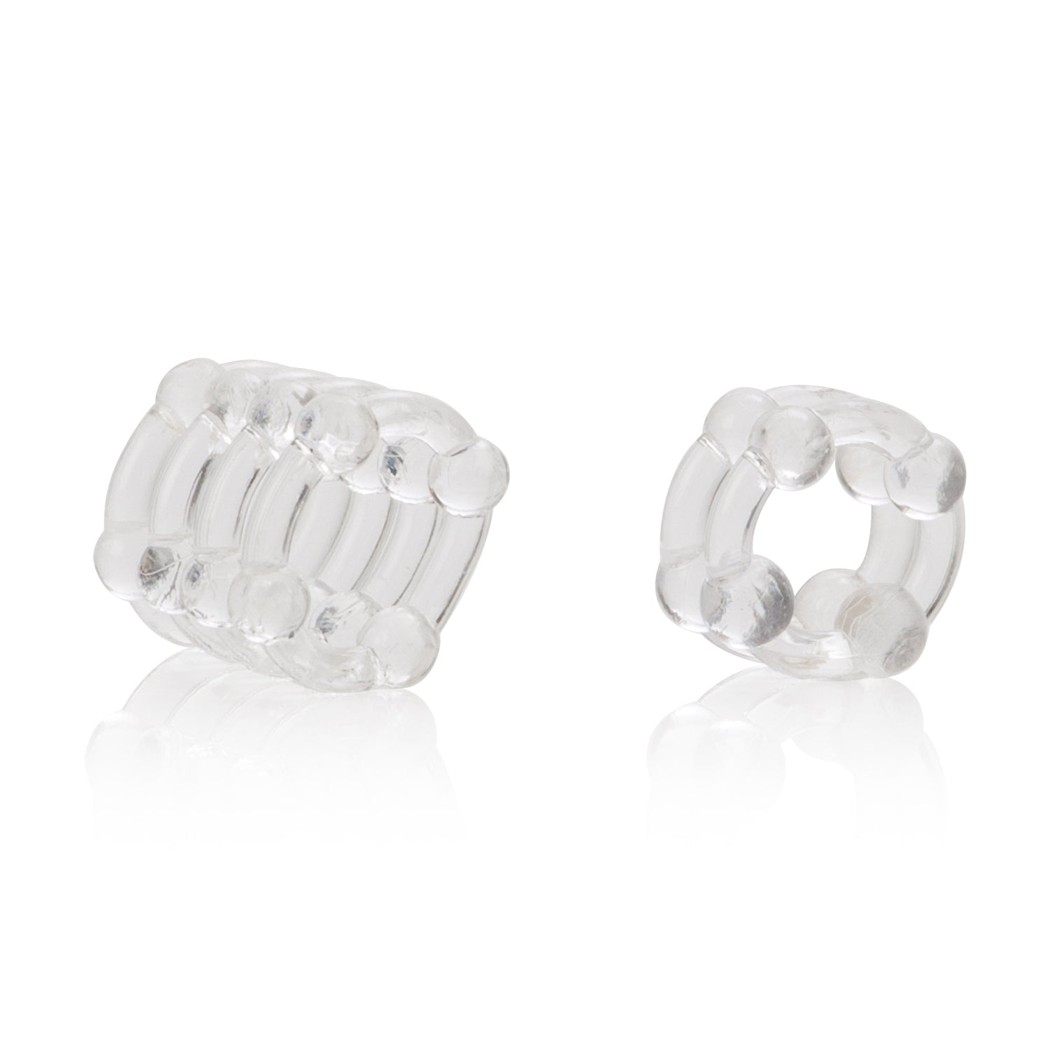 CalExotics Colt Enhancer Rings - Clear — clear cock ring at Stuffgoodies