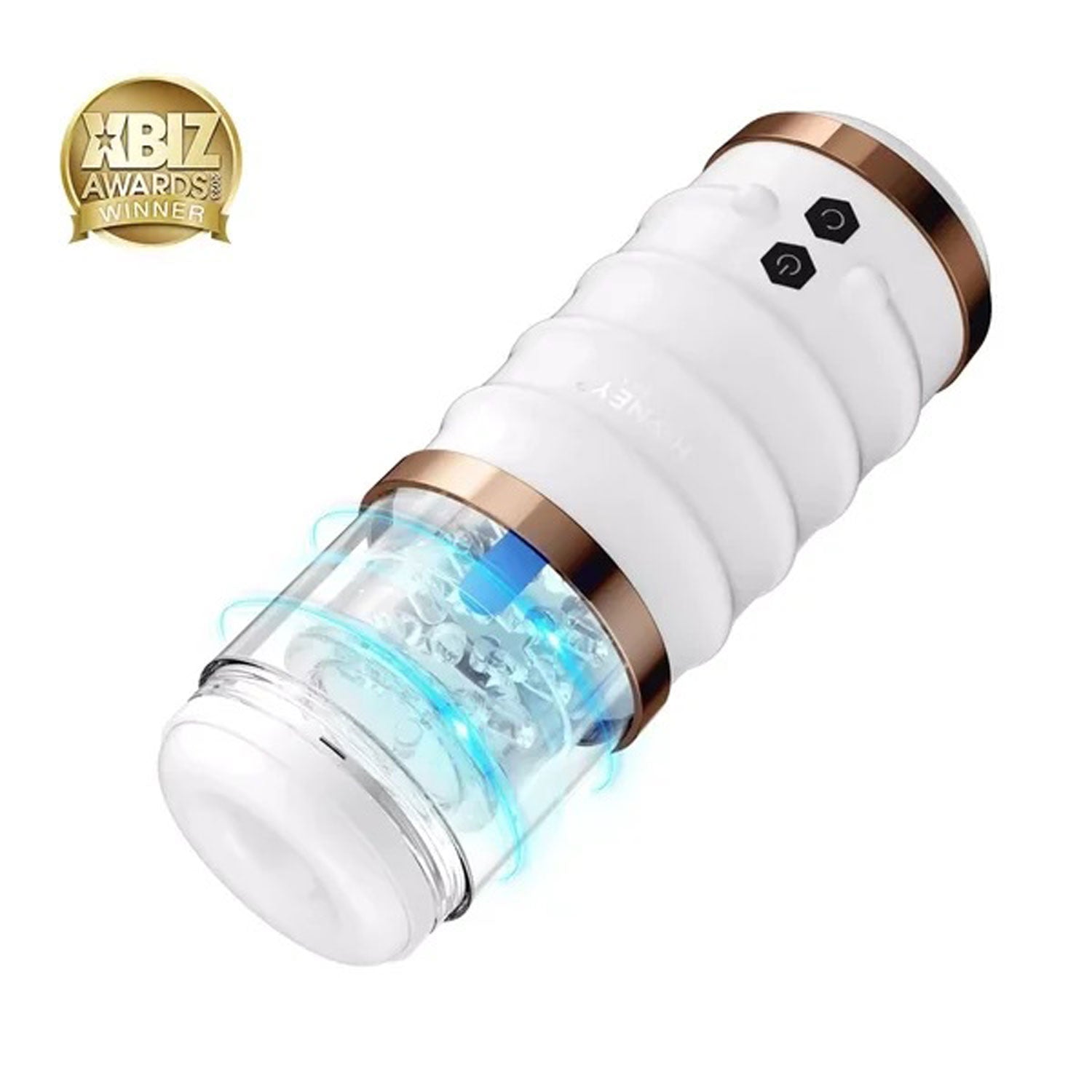 Honey Play Box — Warrior Thrusting Male Masturbator - White (H-AC-22-868WH)