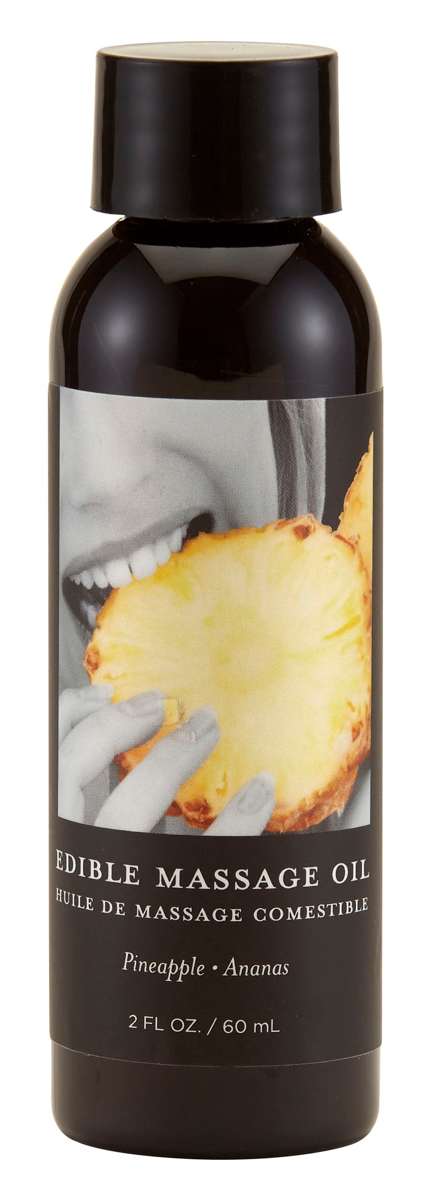 Earthly Body Edible Massage Oil - Pineapple - 2 Fl. Oz. — intimate product at Stuffgoodies