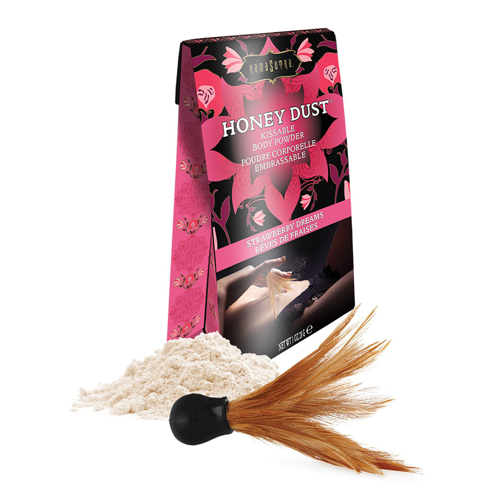 Kama Sutra Honey Dust Strawberry Dreams 1 Oz — intimate product at Stuffgoodies