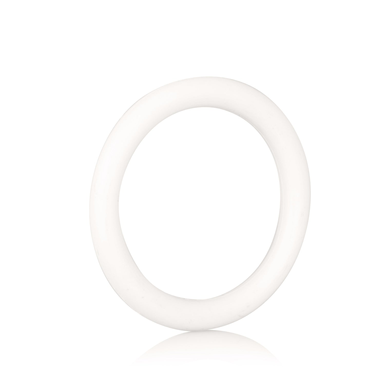 CalExotics Rubber Ring - Medium - White — white cock ring at Stuffgoodies