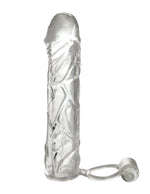 "Fantasy X-Tensions Vibrating Super Sleeve - Clear PD4134-20"