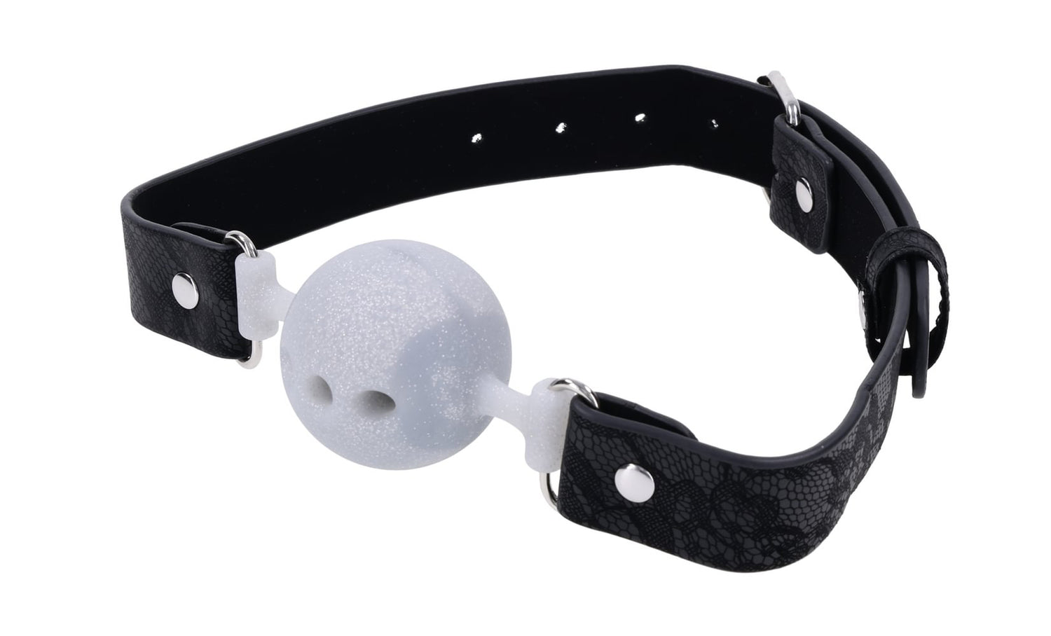 "Lace Silicone Breathable Ball Gag SS10112"