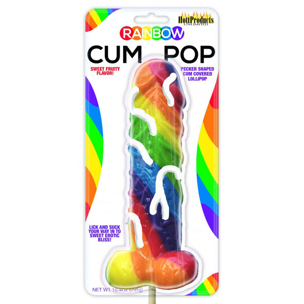 Hott Products Rainbow Cum Pops Lollipop — intimate product at Stuffgoodies