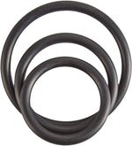 "Rubber Cock Ring Set - Black BSPR-14"