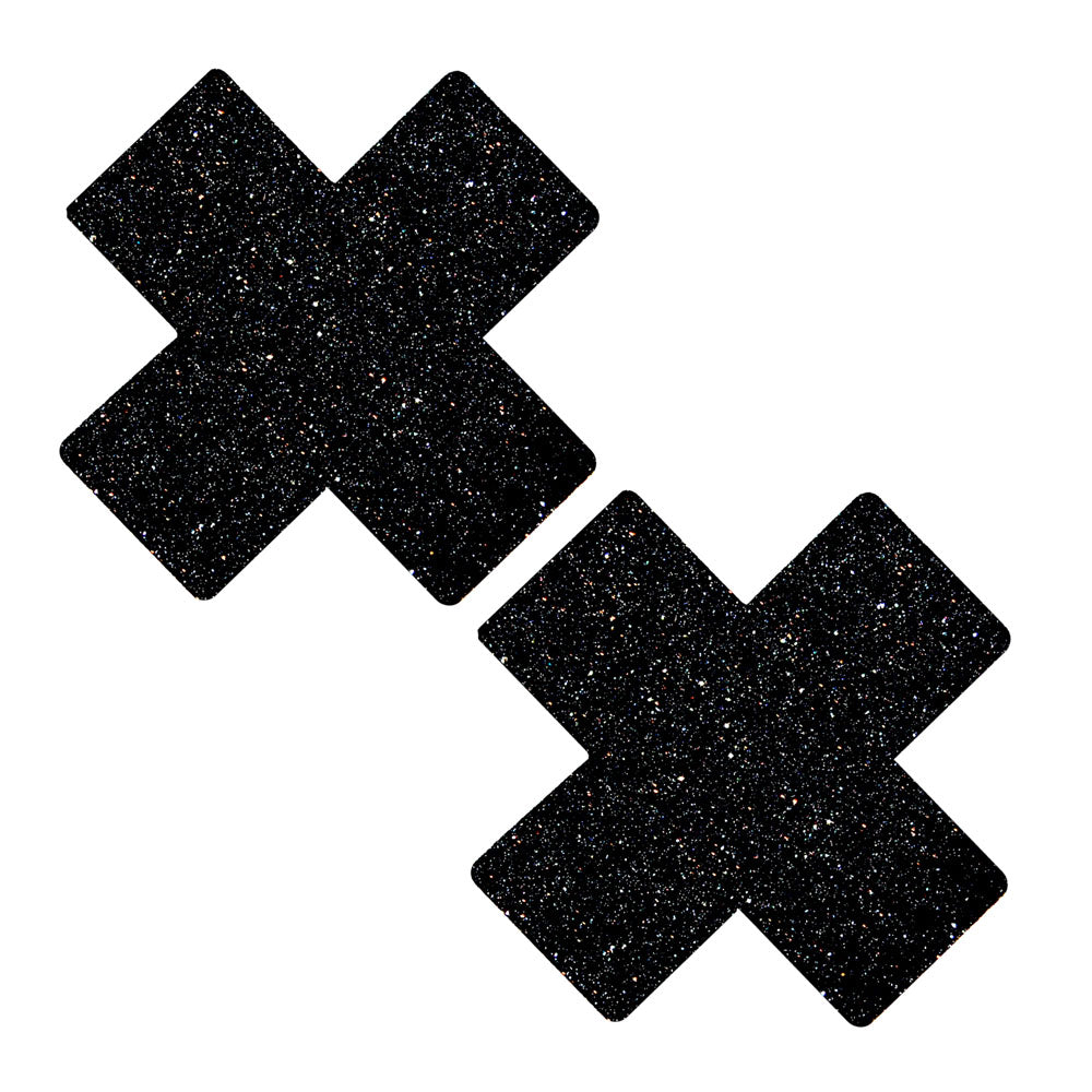 Neva Nude Black Malice Glitter X Factor Nipztix Pasties — intimate product at Stuffgoodies
