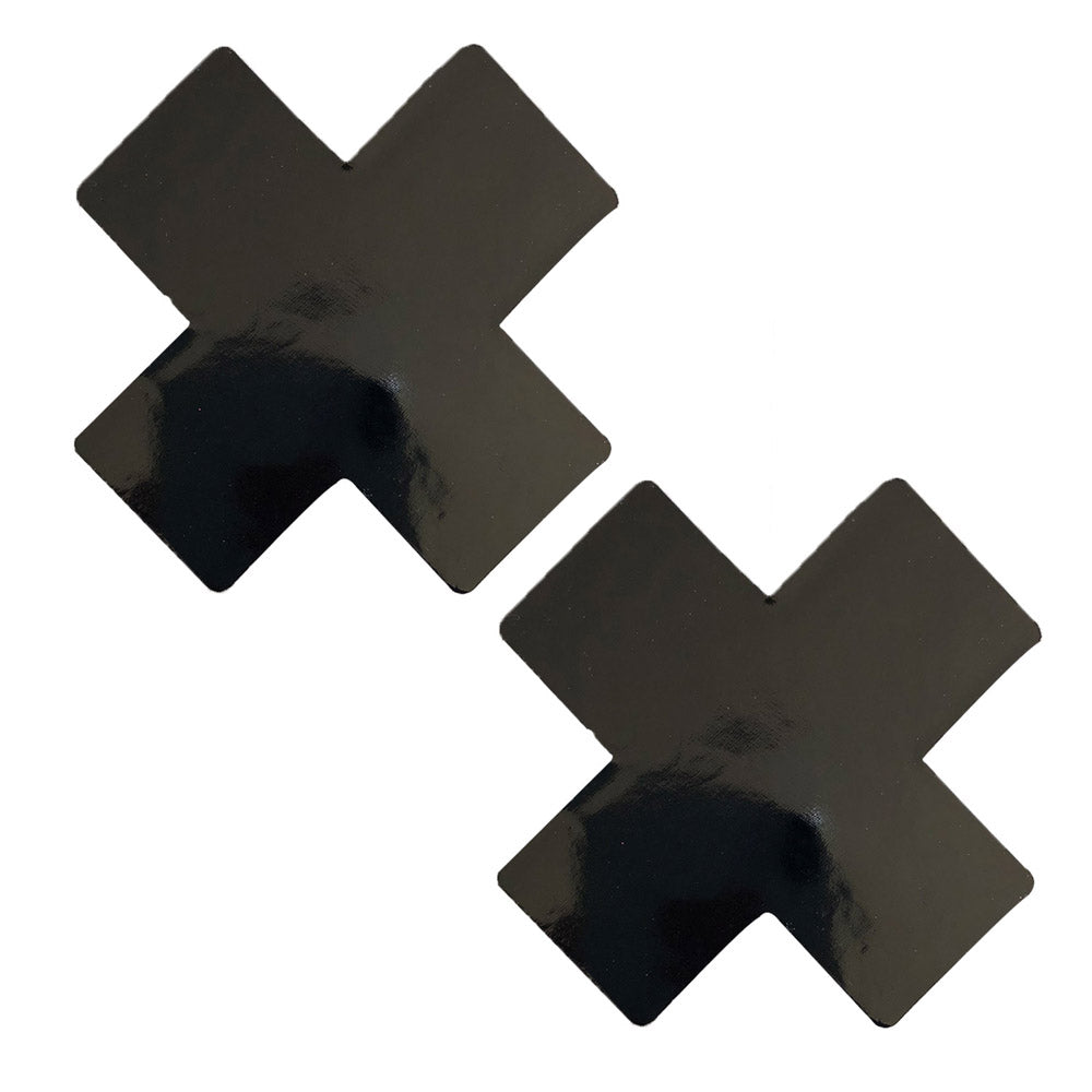 Neva Nude Dom Squad Wet Vinyl Naughty X Factor Nipztix Pasties — intimate product at Stuffgoodies