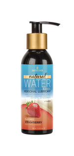 "Natural Water-Based Personal Lubricant - Strawberry 4 Fl. Oz. (125ml) Bottle SEN-VL362-ML"