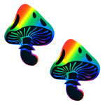 Neva Nude Rainbow Trippin' Psychedelic Toadstool Nipple Cover Pasties — intimate product at Stuffgoodies