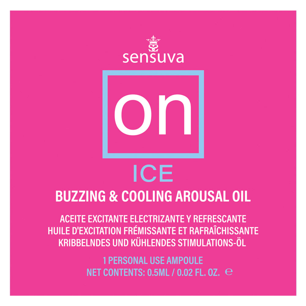 "On Ice Buzzing & Cooling Female Arousal Oil - 0.01 Oz. Ampoule SEN-VL511"