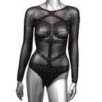 "Radiance Long Sleeve Body Suit - Queen - Black SE3002163"