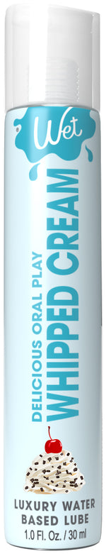 "Wet Delicious Oral Play - Whipped Cream - Waterbased Flavored Lubricant 1 Oz WT21542"