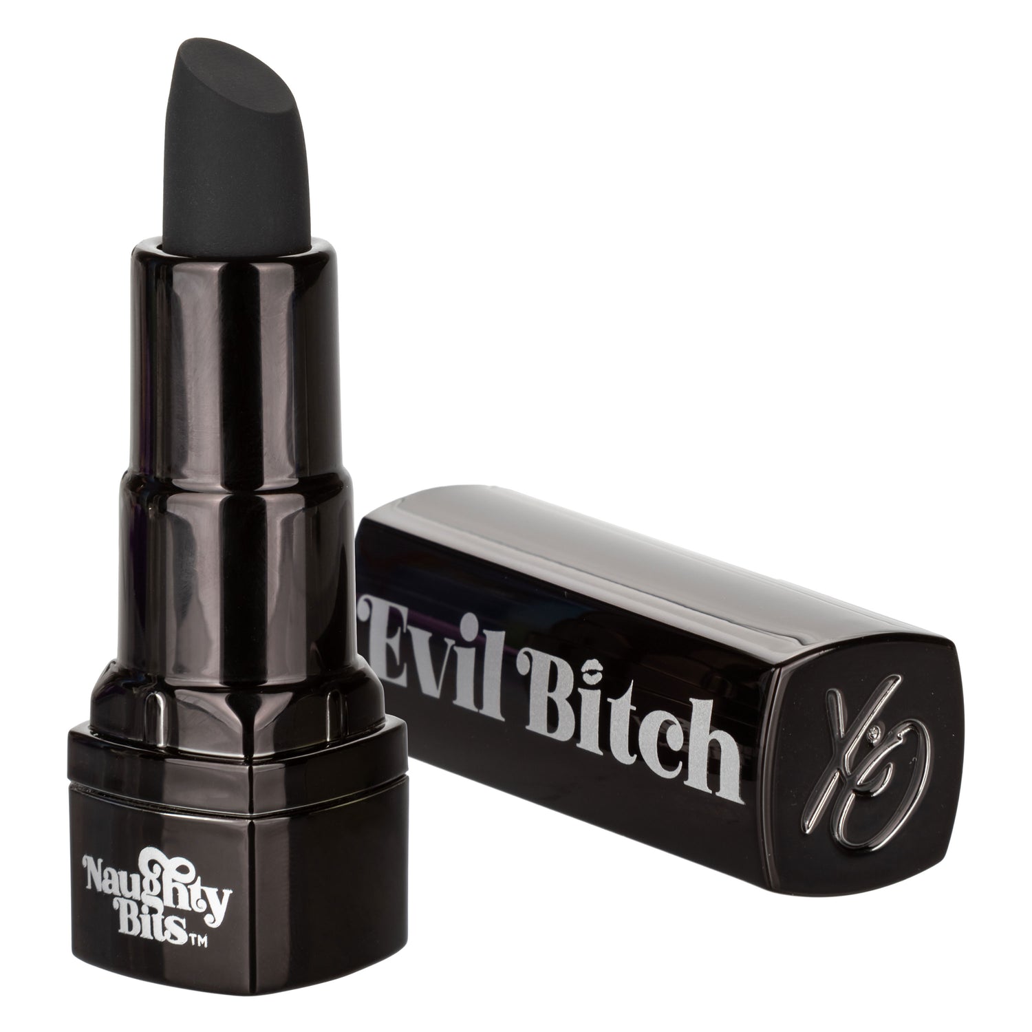 "Naughty Bits Evil Bitch Lipstick Vibrator - Black SE4410053"
