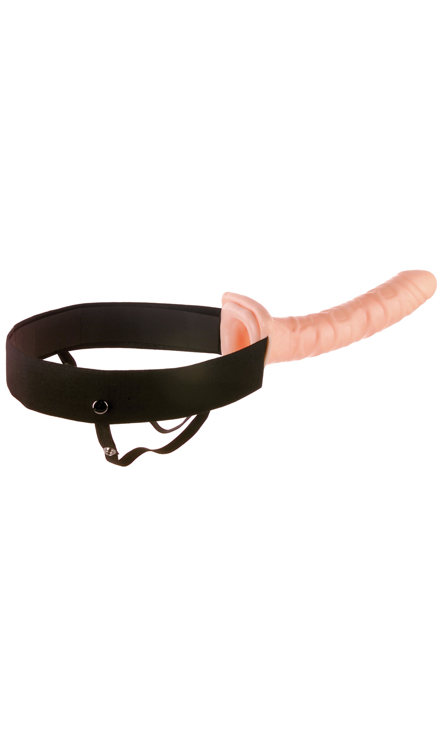 Pipedream Fetish Fantasy Series 10 Inch Hollow Strap-on - Flesh — strap-on at Stuffgoodies