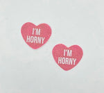 Neva Nude i'm Horny Berry Candy Heart Pasties — intimate product at Stuffgoodies
