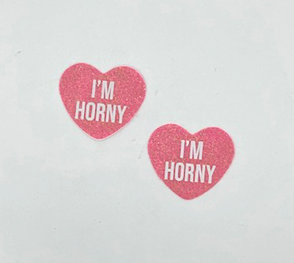 Neva Nude i'm Horny Berry Candy Heart Pasties — intimate product at Stuffgoodies