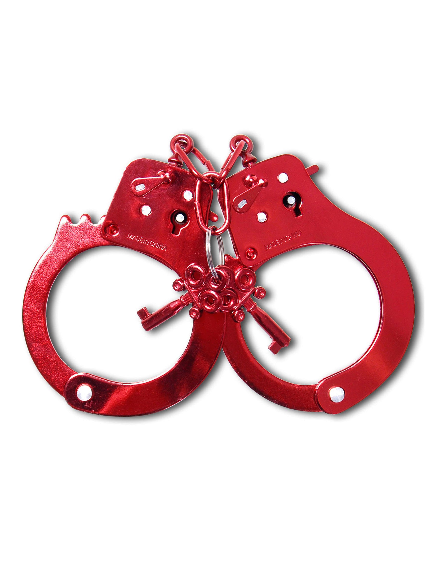 "Fetish Fantasy Series Anodized Cuffs - Red PD3816-15"