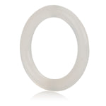 CalExotics Dr. Joel's Silicone Prolong Ring - Smooth Clear — clear cock ring at Stuffgoodies