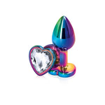 "Rear Assets - Multicolor Heart - Small - Clear NSN0962-11"