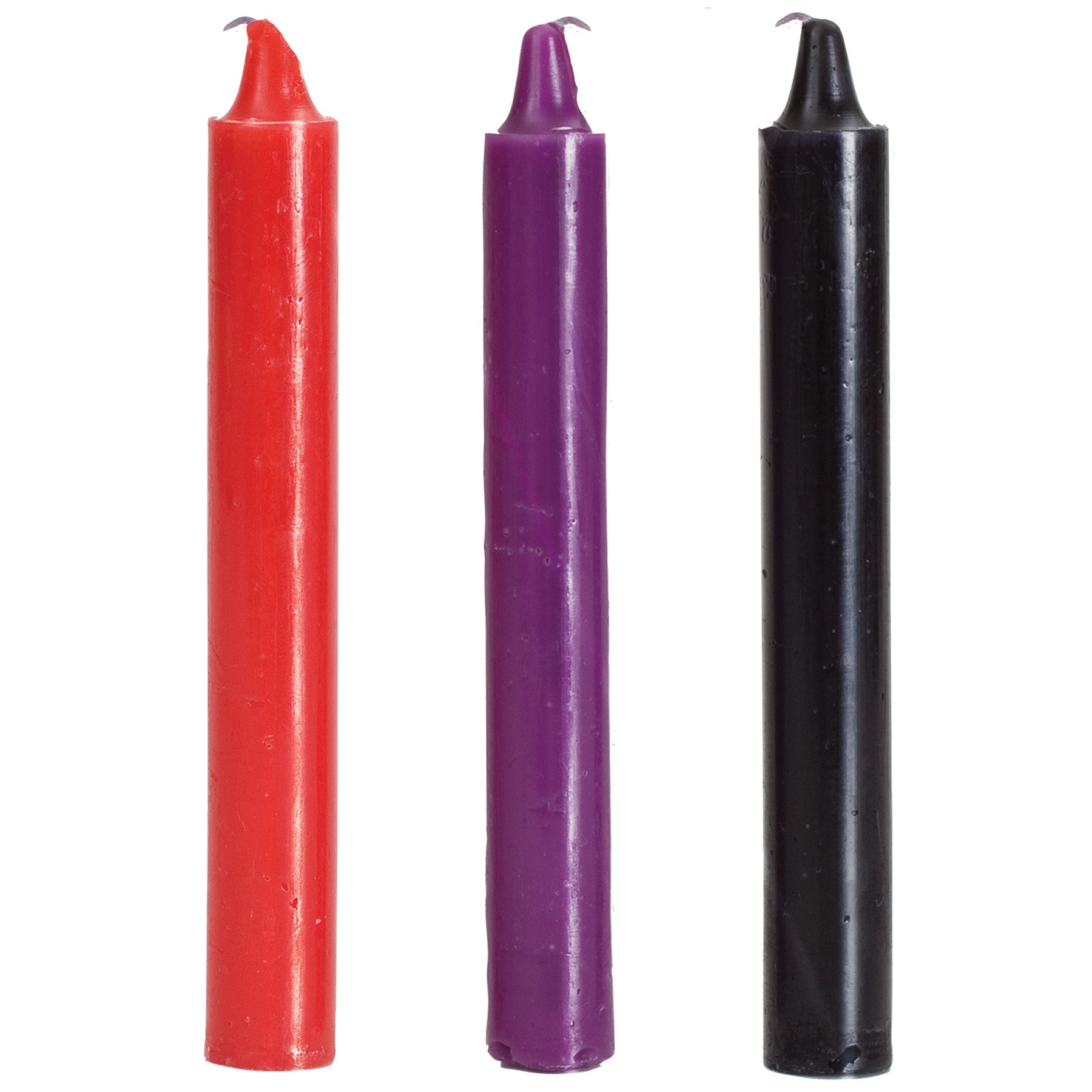 Doc Johnson Japanese Drip Candles Set of 3 - Assorted Colors — multi intimate product at Stuffgoodies