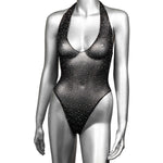 "Radiance Deep v Body Suit - One Size - Black SE3002053"