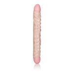 CalExotics Ivory Duo 12 Inches Veined Double Dong — dildo at Stuffgoodies
