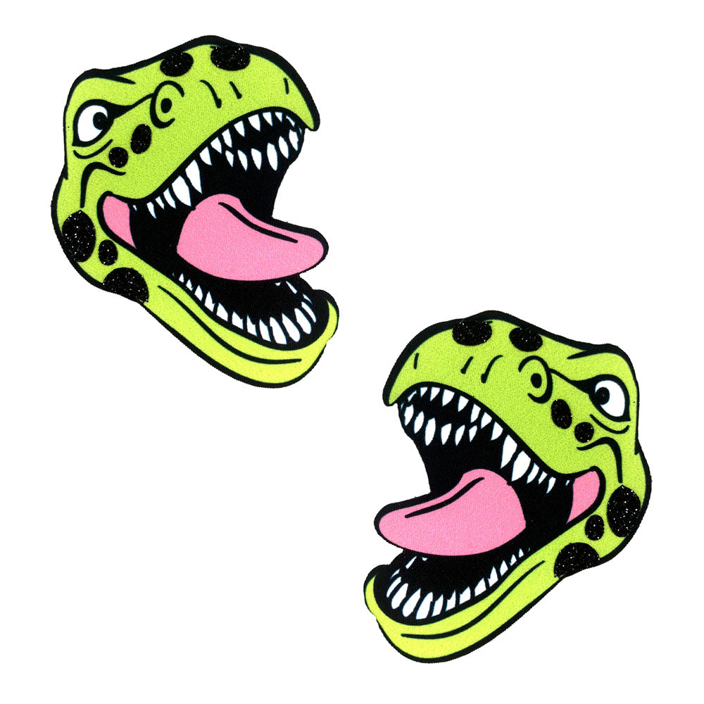 Neva Nude Freaking Awesome Sexy T-Rexy Dino Glitter Nipztix Pasties — intimate product at Stuffgoodies