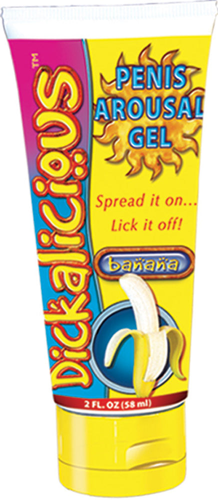 Hott Products Dickalicious - Banana - 2 Fl. Oz. — intimate product at Stuffgoodies