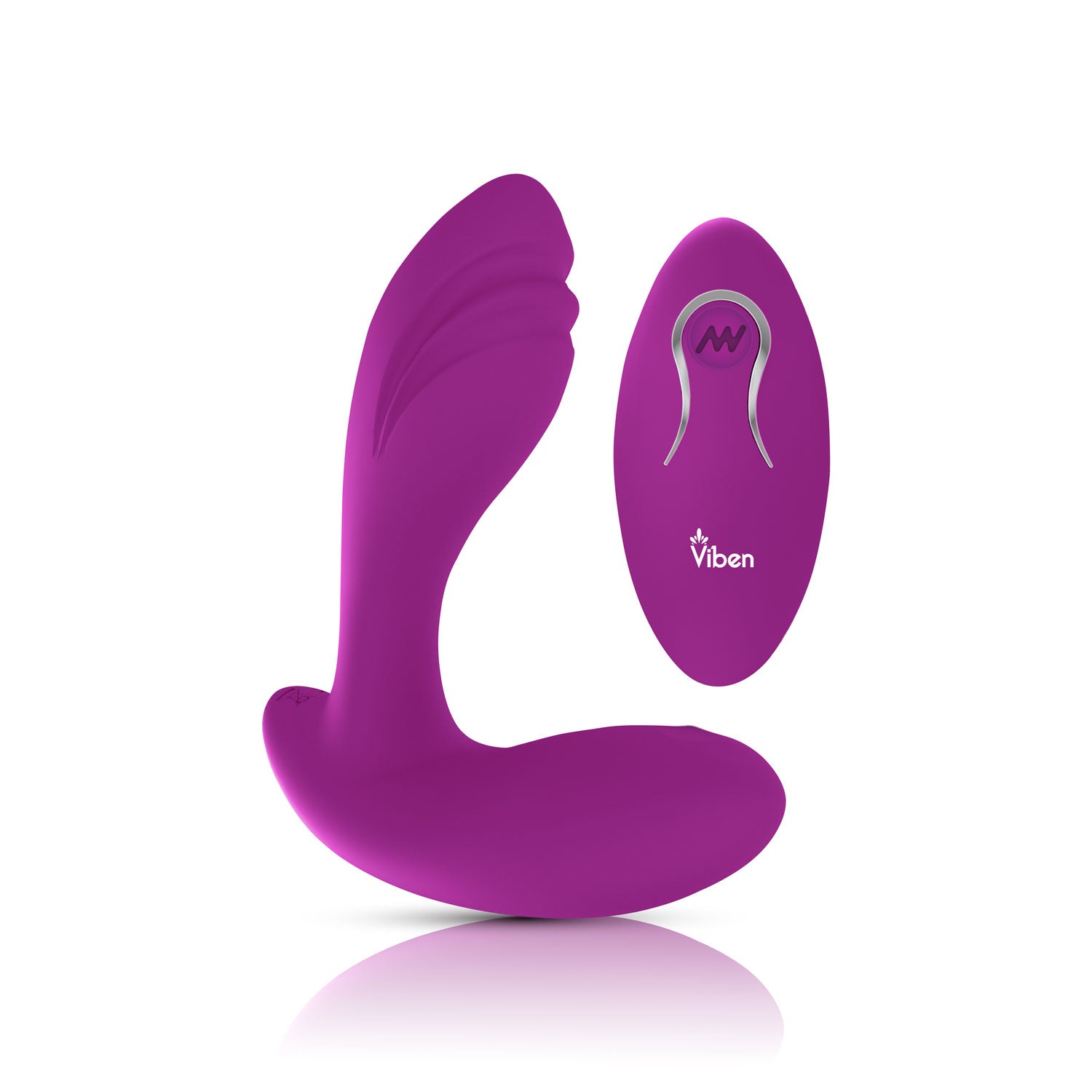 Viben Epiphany Clitoral Rollerball Panty Vibe - Berry — pink clitoral stimulator at Stuffgoodies