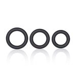 CalExotics Dr. Joel Kaplan Silicone Support Rings - Black — black cock ring at Stuffgoodies