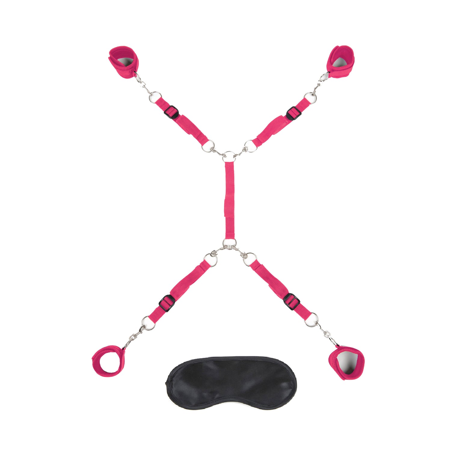 Electric Novelties — 7 Pc Bed Spreader - Hot Pink (LF1328-HP)