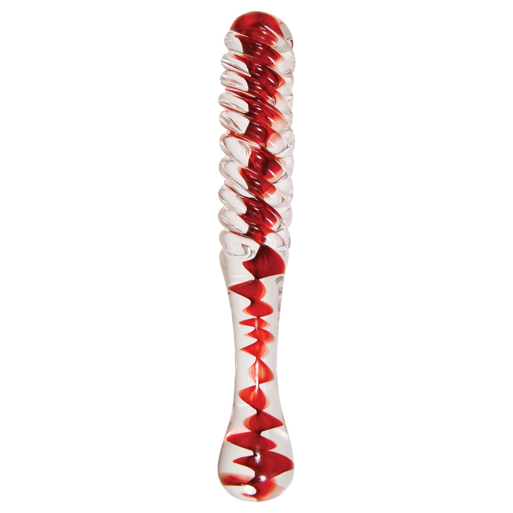 Glass Dildo - Eve's Sweetheart Swirl Glass Dildo
