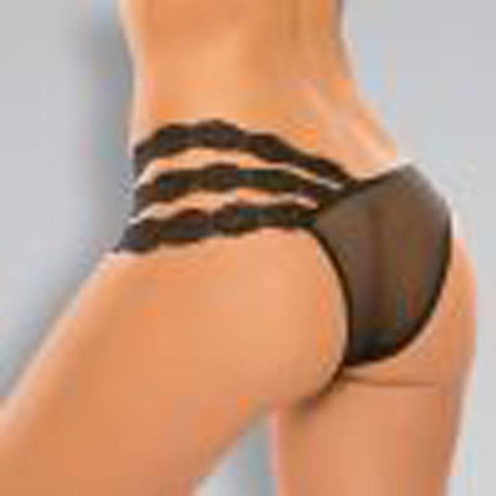 allure adore wild orchid panty one size black