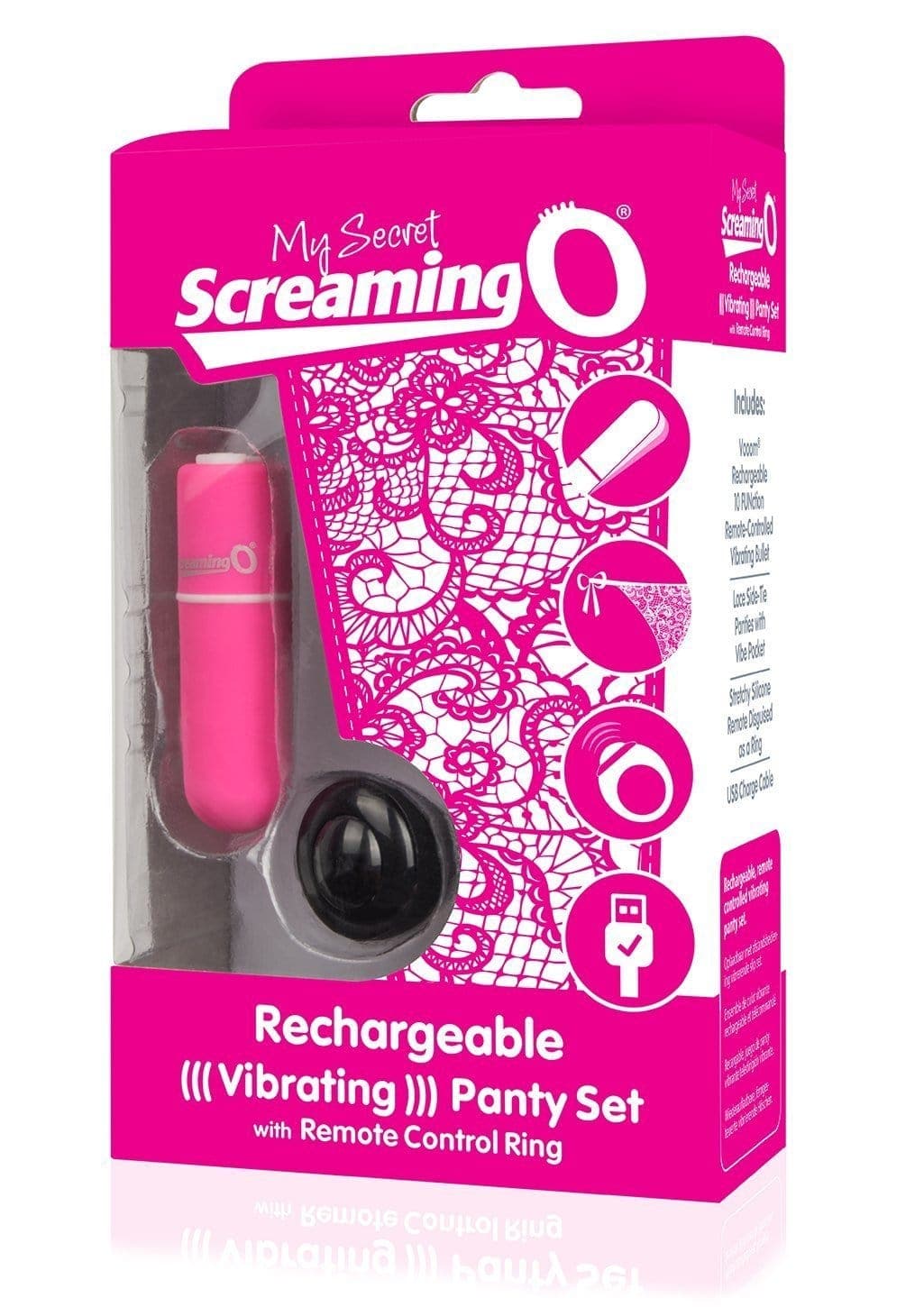 my secret charged remote control panty vibe pink