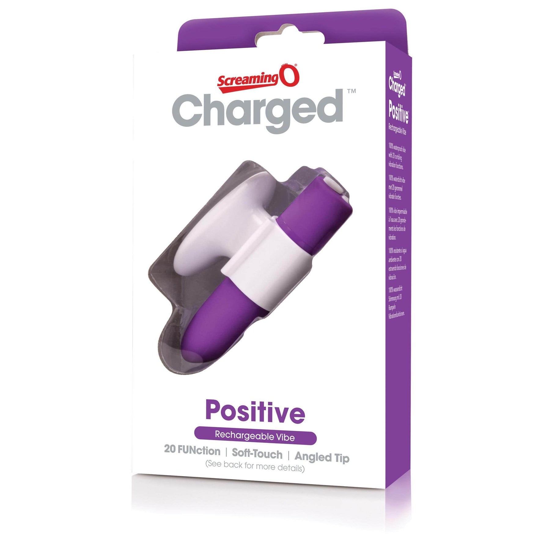 Charged Positive Rechargeable Vibe - Grape Default Title