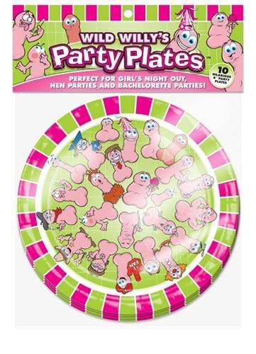 wild willys party plates 10 count