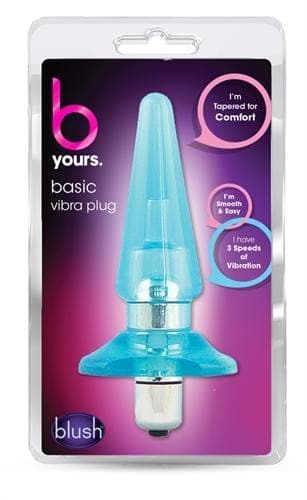 Blush Novelties   sassy vibra plug blue